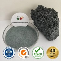 Poudre de carbure de silicium vert à 99 % de qualité industrielle GC100 GC120 GC150 GC180, granulométrie abrasive pour meules de découpe et de meulage, matière première