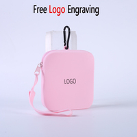 Tas Penyimpanan Silikon Portabel Sederhana dan Multifungsi, untuk Dompet, Lipstik, Kartu Bank, dan Kunci