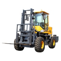 Chariot élévateur tout-terrain 4x4 pour extérieur, livraison gratuite, 3,5 tonnes, 5,0 tonnes, 7 tonnes, chariot élévateur tout-terrain robuste