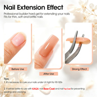 Gel Constructor de Uñas OEM ODM, No Fluido, Sin HEMA ni TPO, Sin Calor, Textura Cremosa, Apex Building, Rosa Nude, Removible, Profesional