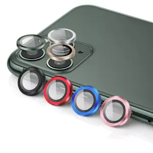 IPhone 11 12 13 14 Pro Max用レンズ金属保護リングバックカメラ保護工場卸売