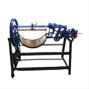 Easy operated small type rice straw rope making machine