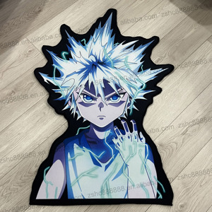<strong>Hunter</strong> <strong>X</strong> <strong>Hunter</strong> Anime Character Rugs Customized Design Handmade Tufted 3d <strong>Die</strong> Cut Anime Carpets Gift Homr Decor - Product Image 3