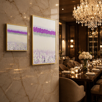 Peinture à l'huile sur toile abstraite moderne personnalisée, paysage, peinture murale peinte à la main, décoration, texture en relief 3D, peinture sur toile