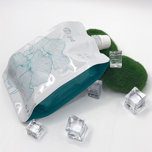 Bolsa de aluminio de 200 ml con logotipo personalizado, bolsa resellable y duradera con boquilla para agua mineral, vino y café - Product Image 5