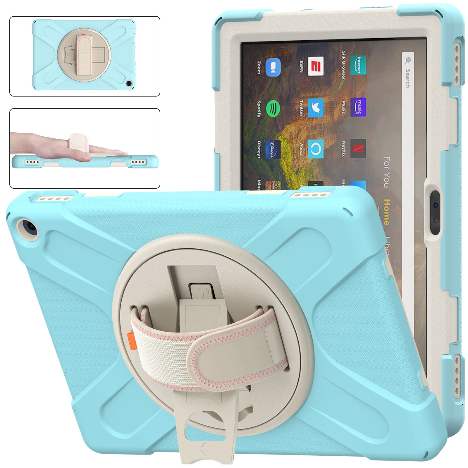 Cristal de glace bleu