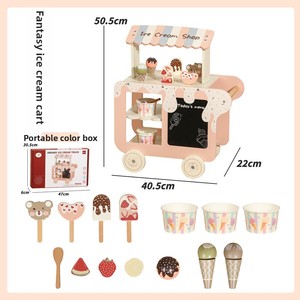 Carretto Gelati in Legno Nuovo Design 2025 - Gioco Educativo di Ruolo per Bambini 5-<span class=keywords><strong>7</strong></span> <span class=keywords><strong>Anni</strong></span> - Gioco di Imitazione Unisex - Regalo - Product Image 6