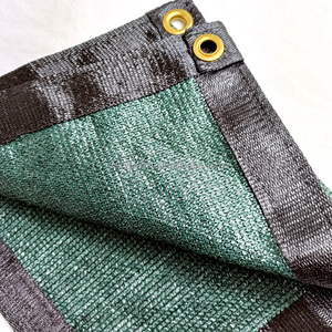 6*20m haute qualité gris noir pare-soleil tissu pour l'agriculture en plein air serre UV plastique tricoté ombre Net oeillets rouleau - Product Image 5