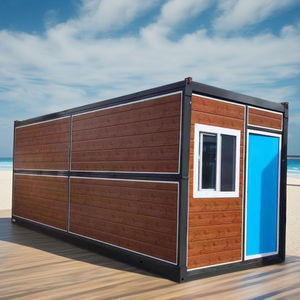 Maison conteneur pliable en acier certifiée CE, modulaire, préfabriquée, pour usage en <span class=keywords><strong>villa</strong></span>, hôpital, bureau, bâtiment moderne - Product Image 1