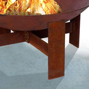 Brand Vintage Corten Steel <b>Fire</b> <b>Pit</b> Stove Outdoor BBQ Garden <b>Fire</b> <b>Pit</b> <b>Camping</b> Patio Decor - Product Image 4