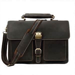 Valise de cabine en cuir PU personnalisée pour homme, style pilote, à roulettes, très vendue - Product Image 4