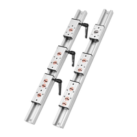 Riel de guía lineal de grado industrial con doble eje integrado SGR10 15N 20 25 35, eje óptico de acero para rodamientos, CNC profesional