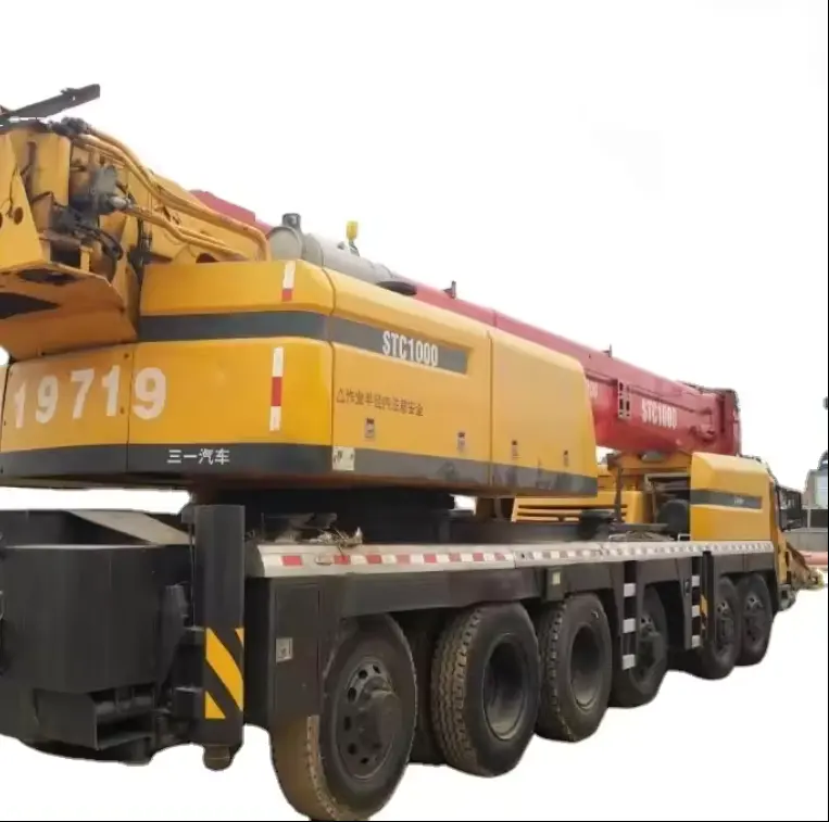 China brand Used SANY STC1000 100 Ton Truck hydraulic mobile Crane second hand crane 100 ton 50 ton