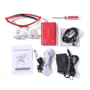 Chirurgische Koplamp Met Led Licht 3.5x Vergroting Binoculaire Vergrootglas Tandlamp Loupe - Product Image 6