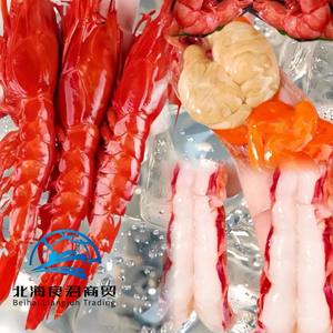 <span class=keywords><strong>Crevettes</strong></span> écarlottes congelées, capturées à plusieurs centaines de mètres de profondeur dans l'océan, processus de congélation BQF, boîte de 350g - Product Image 6