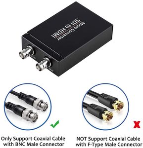 Convertisseur HDMI vers SDI SYONG 720p1080p avec alimentation USB-A - <span class=keywords><strong>Conversion</strong></span> de signal <span class=keywords><strong>vidéo</strong></span> de haute qualité pour HDTV, DVR SDI - Product Image 3