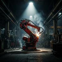Bras de robot industriel à 6 axes, portée de 1850 mm, charge utile de 20 kg, robot de distribution de colle Borunte pour application de collage automatique