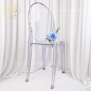 Silla transparente apilable para fiesta de boda al por mayor para alquiler de Eventos y Banquetes - Product Image 2