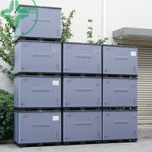 ODM OEM không thấm nước Stackable hậu cần doanh thu nhựa hậu cần <span class=keywords><strong>container</strong></span> miệng núi lửa HDPE PP Pallet tay áo hộp - Product Image 4