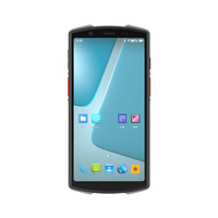 PDA de 6 pulgadas Terminal de datos portátil Teléfono móvil Android OS WiFi Comunicación 2D Código de barras Logística Almacén en stock