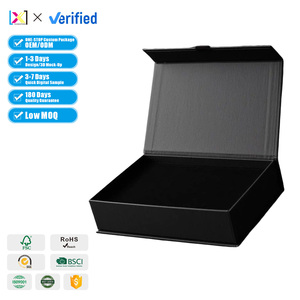 Boîte en Papier Magnétique de Luxe pour Emballage Cadeau, Fermeture Aimantée, Carton Rigide, avec Logo Personnalisé, Vente en Gros Direct Usine - Product Image 1