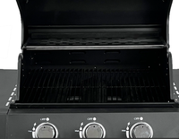 Vente chaude Non Stick Trolley En Acier Inoxydable Barbecue Grill Industriel Barbecue À Gaz En Plein Air Pour Restaurant