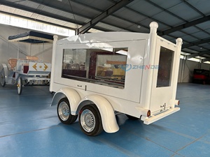 Latest Design Tow Funeral Hearse Electric Coffin Buggy Motorcycle Funeral Cart Funeral Service Wagon - Product Image 4