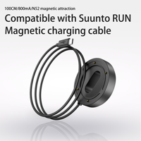 Câble de charge magnétique pour montre intelligente Suunto RUN, chargeur USB type-c à 4 broches, 100cm, aimant puissant N52, câble de charge de remplacement
