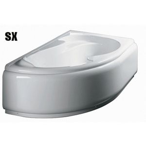 Mampara de Baño Esquinera Mod Graziacm 150x100 Derecha con Panel de 171 cm de Largo, 116 cm de Ancho y 78 cm de Alto - Product Image 1