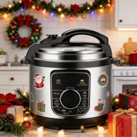 Cuisinière à riz électrique automatique portable avec minuterie numérique intelligente, 4L/5L/6L, cuve intérieure en acier inoxydable antiadhésive, usage domestique