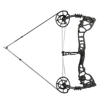 Ensemble d'arc à poulies Junxing double usage, poids de tirage réglable 20-70 LBS, longueur de tirage 25-30 pouces, vitesse 430 FPS pour le tir à l'arc et la chasse