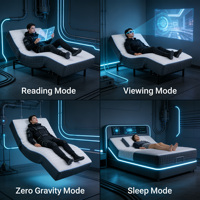 Matelas Électrique Intelligent Moderne Respirant et Réglable avec Moteur Silencieux, Housse Amovible, Angles Personnalisables – Idéal pour Chambre, École, Hôpital (Vente en Gros)