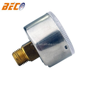 Beco <span class=keywords><strong>40mm</strong></span> 1,5 polegada bar Aço Inoxidável caso <span class=keywords><strong>Vacuum</strong></span> Pressure <span class=keywords><strong>Gauge</strong></span> 1/4NPT Voltar Manômetros Conexão - Product Image 6