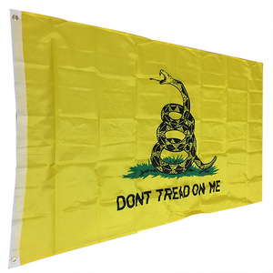 <span class=keywords><strong>Bandiera</strong></span> Americana Stampata di Alta Qualità 90x150 cm (3x5 piedi) - <span class=keywords><strong>Bandiera</strong></span> da Giardino 'Don't Tread on Me' con Serpente - Product Image 2
