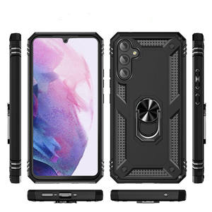 Funda de Armadura para Samsung Galaxy S25 Ultra S24 Plus S23 FE S22 S21 S20, anillo de Metal de rotación de 360 grados, funda de teléfono con soporte para coche - Product Image 1
