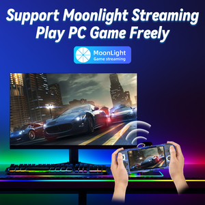 <span class=keywords><strong>Console</strong></span> de jeu portable rétro Anbernic avec écran tactile large de 5,48 pouces, Android 13, T820, connexion TV, Bluetooth, consoles de jeu vidéo - Product Image 4