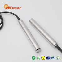 Transmetteur de niveau submersible à petit diamètre PCM268 19 mm 4-20 mA Capteur de niveau d'eau pour solution de forage profond OEM