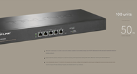 TP-Link Routeur VPN d'entreprise à haut débit TL-ER3200G CPU double cœur Mémoire DDRIII 512 Mo Instruments électriques Gigabit sécurisés