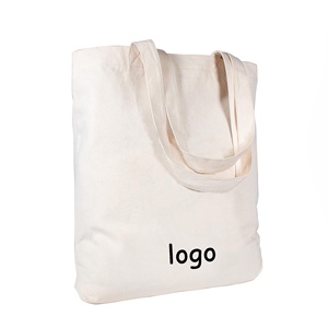 Sac en coton personnalisé avec logo imprimé, réutilisable, OEM ODM, noir, blanc, <span class=keywords><strong>rose</strong></span>, couleur naturelle, sac fourre-tout en toile 100% coton avec fermeture éclair - Product Image 3