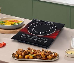 Cocina de inducción eléctrica de control táctil de vidrio templado de 1500W a bajo precio del fabricante para uso doméstico Función Hotpot - Product Image 1