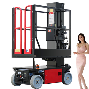 Aluminum Alloy Single Masts Aerial Maintenance <b>Work</b> Cage Electric Lift Aerial <b>Work</b> <b>Platform</b> - Product Image 6