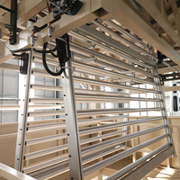 Machine automatique d'extrudeuse de film rétractable et étirable pour serre à anneau d'air avec co-extrusion ABC à trois couches