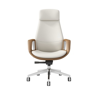 Sillas de Escritorio Giratorias de Cuero Genuino, Sillas de Oficina de Lujo Ajustables, Cómodas y Modernas, Ergonómicas para Personal de Oficina - Product Image 2