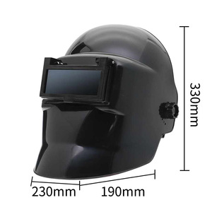 Casque de soudage de style allemand à vision complète, auto-obscurcissant, isolation thermique, protection contre l'arc électrique et les éclaboussures - Product Image 2