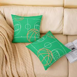 Housse de coussin moderne et artistique, château arc-en-ciel et arbre fané, taie d'oreiller en lin, adaptée à la décoration de la maison - Product Image 2