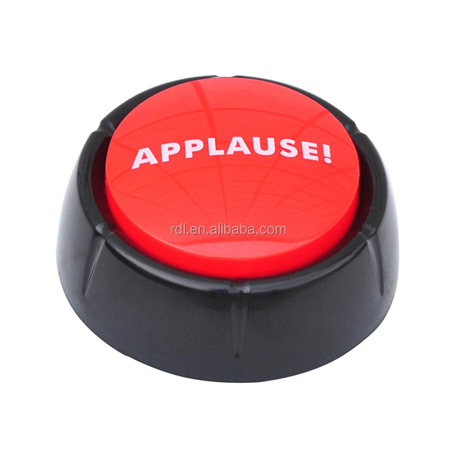 Customized In-Stock Answer Buzzer for Game Show Quiz Competition Talking Push Button Light Sound Plastic Material Battery