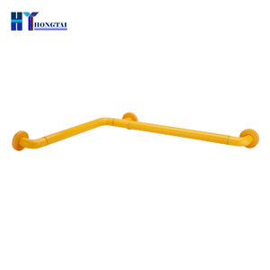 Weißer pulver beschichteter Edelstahl-Sicherheits greifer für die innere Ecke für Handicap-Handgeländer - Product Image 1