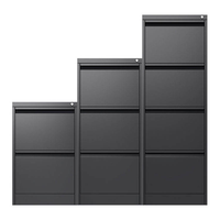 Armoire à dossiers verticale en acier verrouillable, multi-tiroirs, ignifuge, pour le rangement de documents de bureau