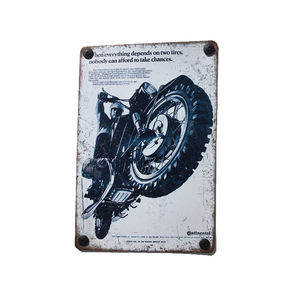 Insegna di latta Vintage stampata in rilievo personalizzata all'ingrosso per la decorazione della parete del Garage del Bar segni di latta in metallo <span class=keywords><strong>olio</strong></span> - Product Image 1