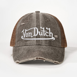Cappellino da Baseball Ricamato <span class=keywords><strong>Yon</strong></span> Dutch Hole Retrò Regolabile Primavera-Estate Casual Unisex Cappello da Sole 100% Cotone Denim <span class=keywords><strong>a</strong></span> 5 Pannelli 3D - Product Image 3